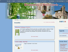 Tablet Screenshot of pommevic.fr